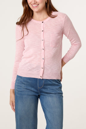 Button Through Pocket Cardigan