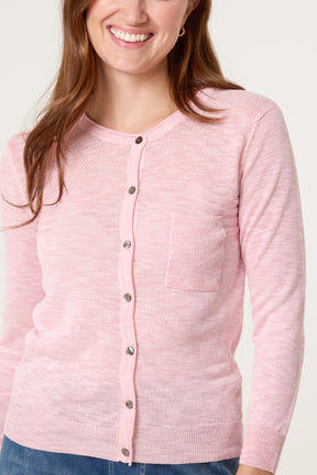Button Through Pocket Cardigan