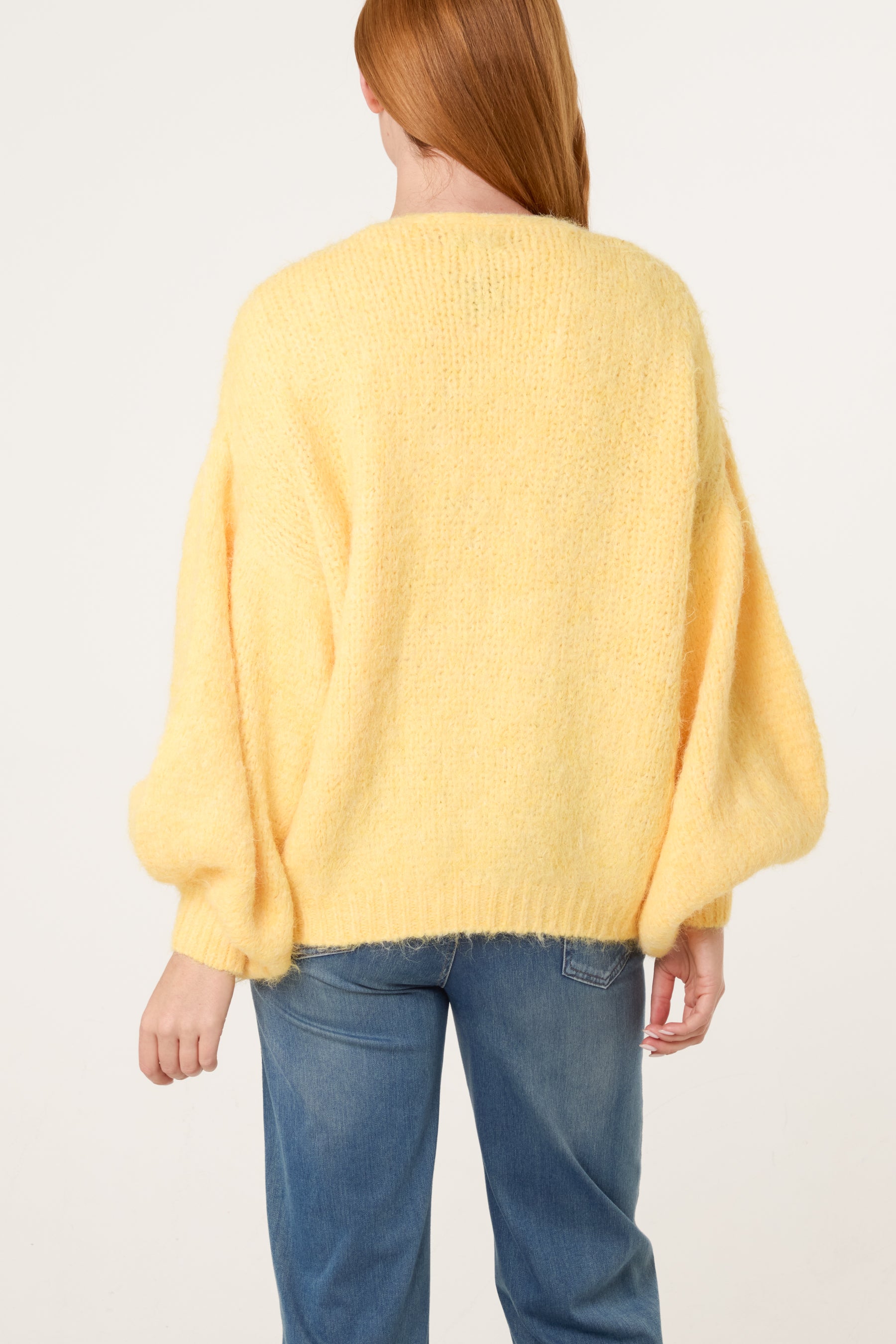 Bow Front Knit Cardigan
