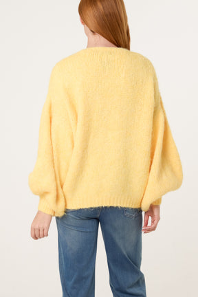 Bow Front Knit Cardigan