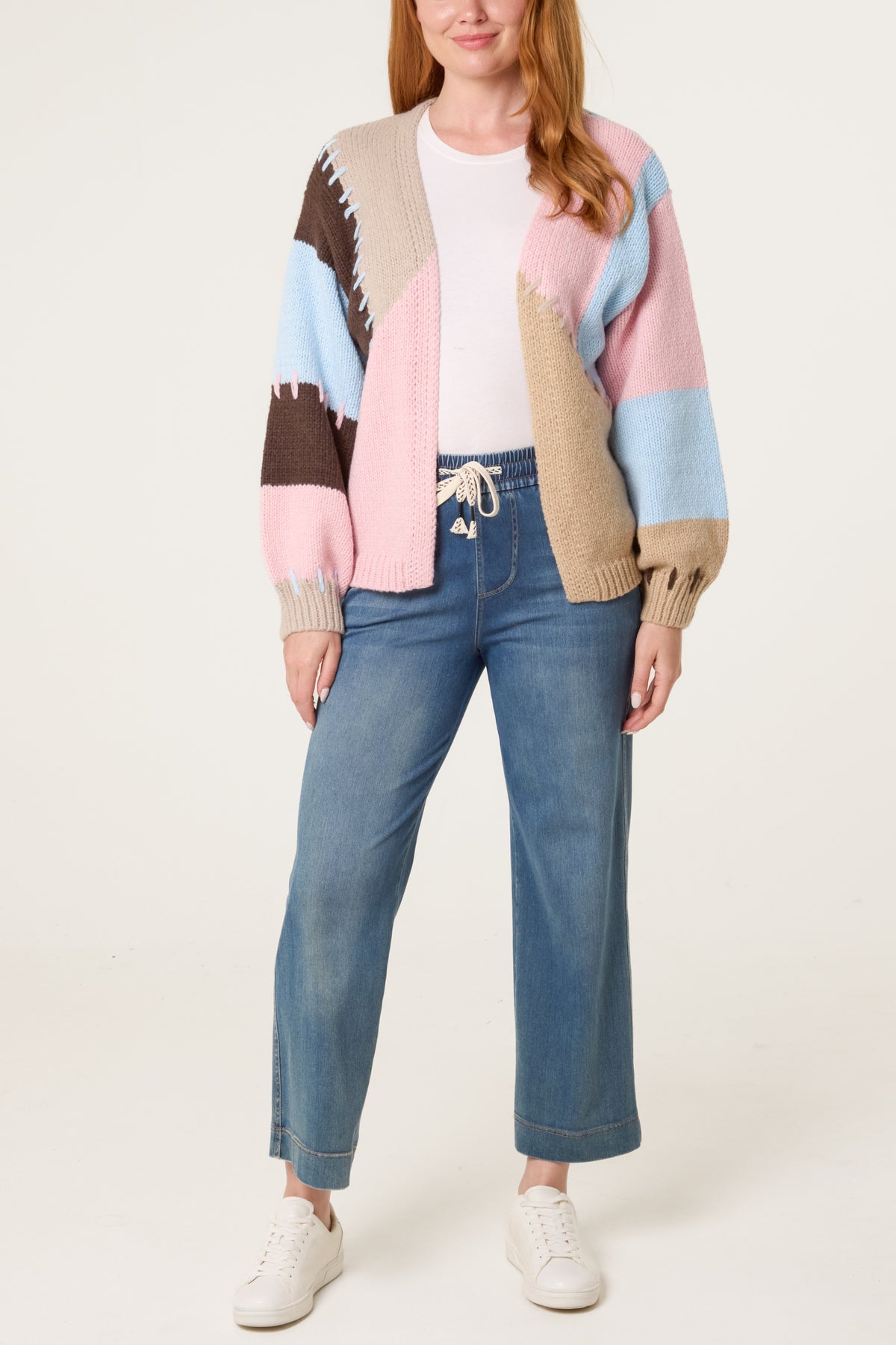 Knit Colourblock Cardigans