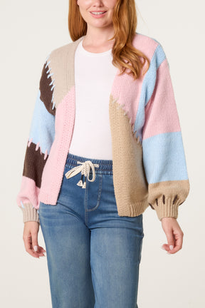 Knit Colourblock Cardigans