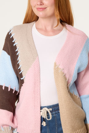 Knit Colourblock Cardigans